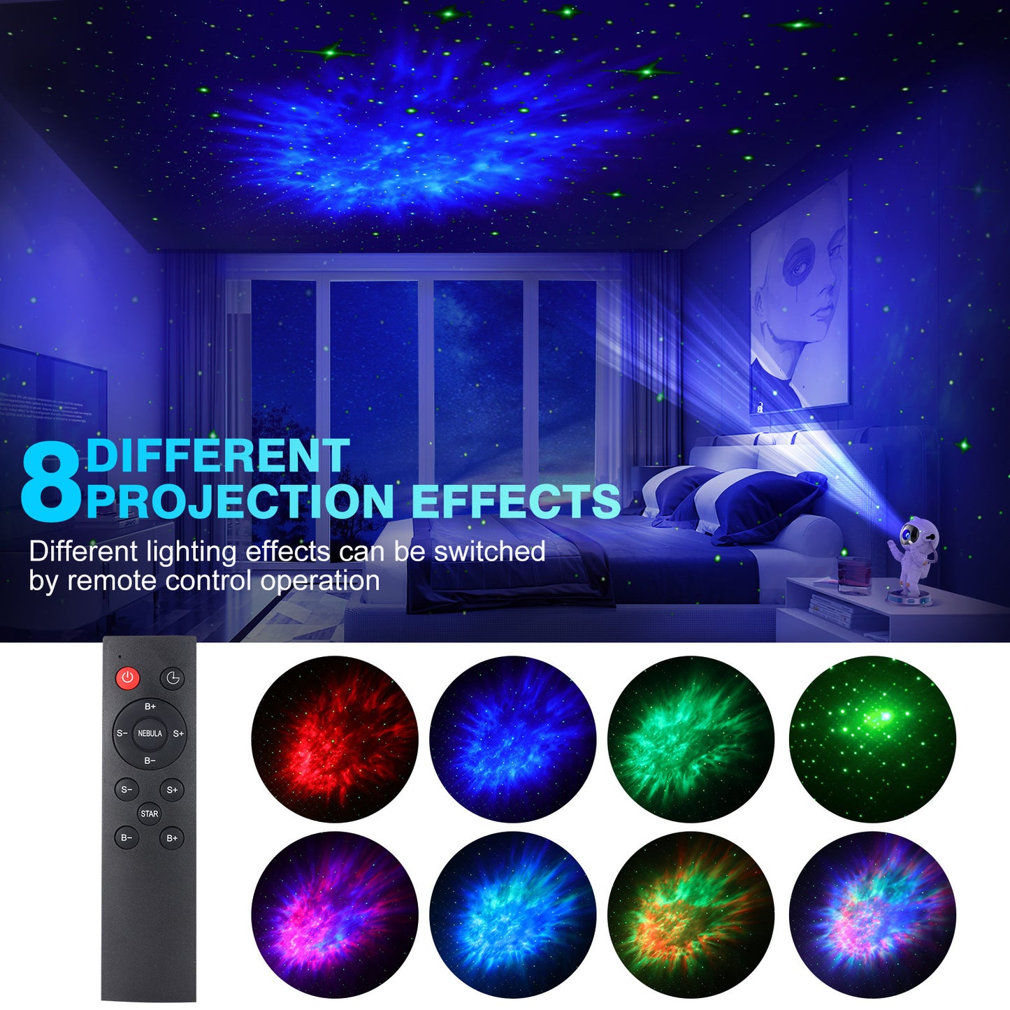 Lights Projector for Night Bedroom