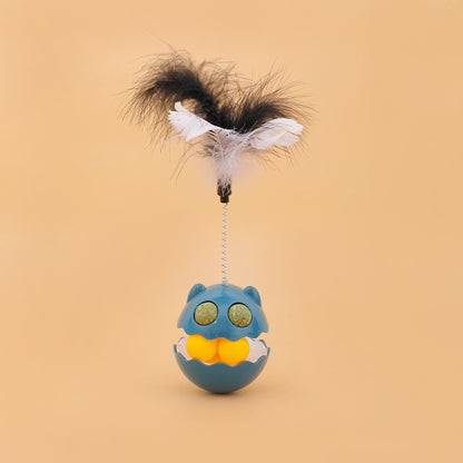 Cat Tumbler Feather Toy