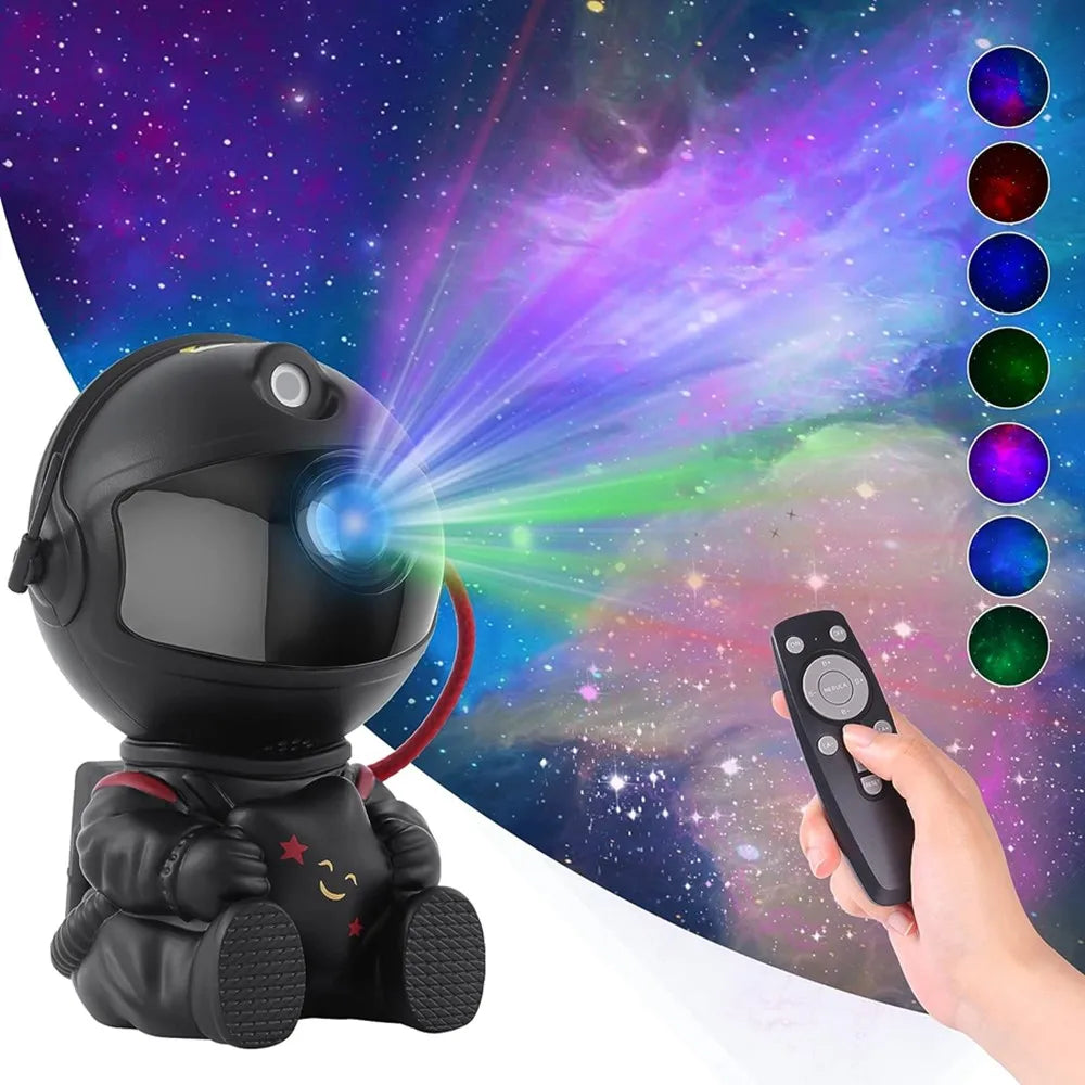 Astronaut Space Projector Starry Nebula LED Lamp