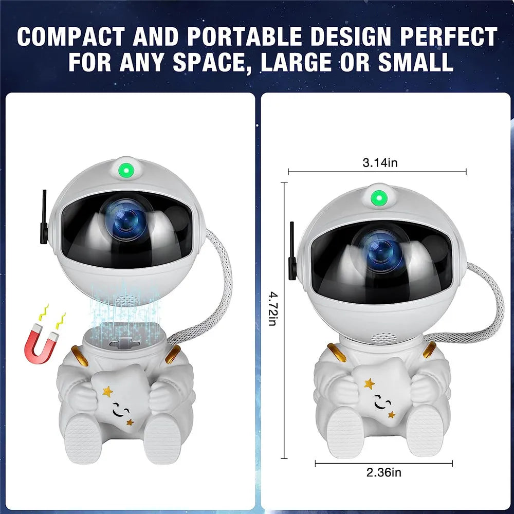 Astronaut Space Projector Starry Nebula LED Lamp