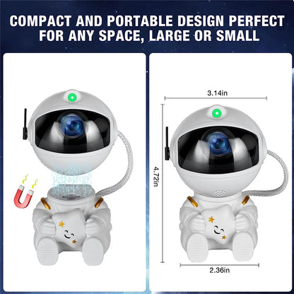 Astronaut Space Projector Starry Nebula LED Lamp